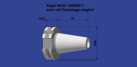 Werkzeughalter SK 30